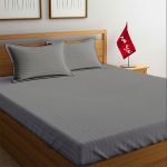 سرویس ملحفه و روبالشتی مینیمال هتلی راه راه - Image 5