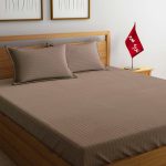 سرویس ملحفه و روبالشتی مینیمال هتلی راه راه - Image 2