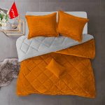 روتختی مینیمال مخمل طرح لوزی - Image 7