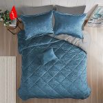 روتختی مینیمال مخمل طرح لوزی - Image 19