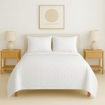 سرویس روتختی کاوری مینیمال طرح برجسته خال خالی