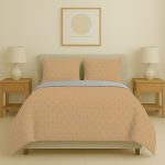 سرویس روتختی کاوری مینیمال طرح برجسته خال خالی - Image 4