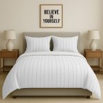 سرویس روتختی کاوری مینیمال طرح برجسته راه راه - Image 2