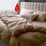 سرویس روتختی کاوری طرح بیسیک راه راه هتلی - Image 2