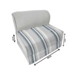 کاناپه تخت شو یک نفره کلاسیک مدل M1028 - Image 2