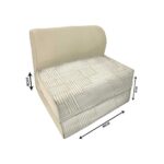 کاناپه تخت شو یک نفره خطی مینیمال مدل M1014 - Image 2