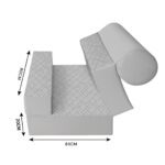 کاناپه تخت شو یک نفره مینیمال خطی مدل M1036 - Image 3