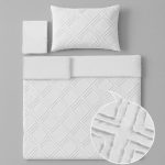 سرویس روتختی کاوری مینیمال طرح برجسته لوزی