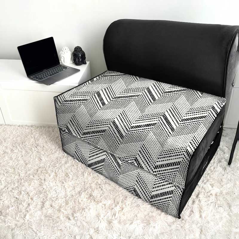 کاناپه تخت شو یک نفره آبستره مدل M1039