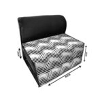 کاناپه تخت شو یک نفره مینیمال زیگزاگ مدل M1041 - Image 2