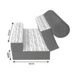 کاناپه تخت شو یک نفره راه راه مدل M1058 - Image 3