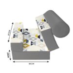 کاناپه تخت شو یک نفره مدرن مدل M1059 - Image 3