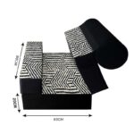 کاناپه تخت شو یک نفره مینیمال زیگزاگ مدل M1062 - Image 3