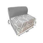 کاناپه تخت شو یک نفره برگ مینیمال مدل M1066 - Image 2