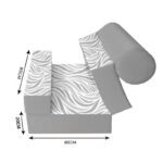 کاناپه تخت شو یک نفره مینیمال موج مدل M1067 - Image 3