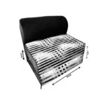 کاناپه تخت شو یک نفره مینیمال مدل M1075 - Image 2