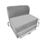 کاناپه تخت شو یک نفره مدرن مدل M1077 - Image 2