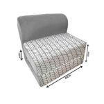 کاناپه تخت شو یک نفره مدرن مدل M1080 - Image 2