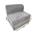 کاناپه تخت شو یک نفره پترن زیگزاگ مدل M1083 - Image 2