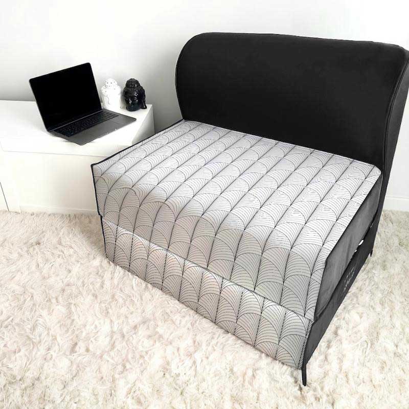 کاناپه تخت شو یک نفره آرت دکو مدل M1088