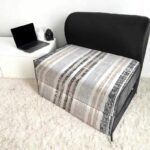 کاناپه تخت شو یک نفره راه راه مدرن مدل M1089