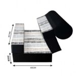 کاناپه تخت شو یک نفره راه راه مدرن مدل M1089 - Image 3