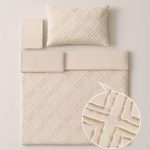 سرویس روتختی کاوری مینیمال طرح برجسته لوزی - Image 2