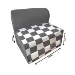 کاناپه تخت شو یک نفره شطرنجی مدل M1091 - Image 2