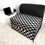 کاناپه تخت شو یک نفره شطرنجی ریز مدل M1092