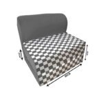 کاناپه تخت شو یک نفره شطرنجی ریز مدل M1093 - Image 2