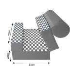 کاناپه تخت شو یک نفره شطرنجی ریز مدل M1093 - Image 3