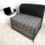 کاناپه تخت شو یک نفره حصیری مینیمال مدل M1095