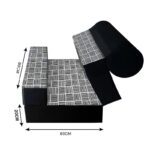 کاناپه تخت شو یک نفره حصیری مینیمال مدل M1095 - Image 3