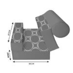 کاناپه تخت شو یک نفره مینیمال مدل M1105 - Image 3