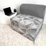 کاناپه تخت شو یک نفره مینیمال هندسی مدل M1108