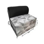 کاناپه تخت شو یک نفره مینیمال هندسی مدل M1109 - Image 2