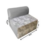 کاناپه تخت شو یک نفره شاخ و برگ مینیمال مدل M1110 - Image 2