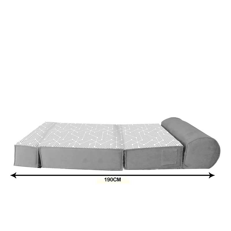 74 کاناپه تخت شو یک نفره هندسی مینیمال مدل M1021 - Image 4