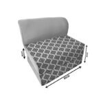 کاناپه تخت شو یک نفره پترن مینیمال مدل M1023 - Image 2