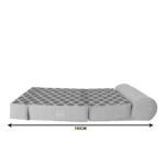 کاناپه تخت شو یک نفره پترن مینیمال مدل M1023 - Image 4