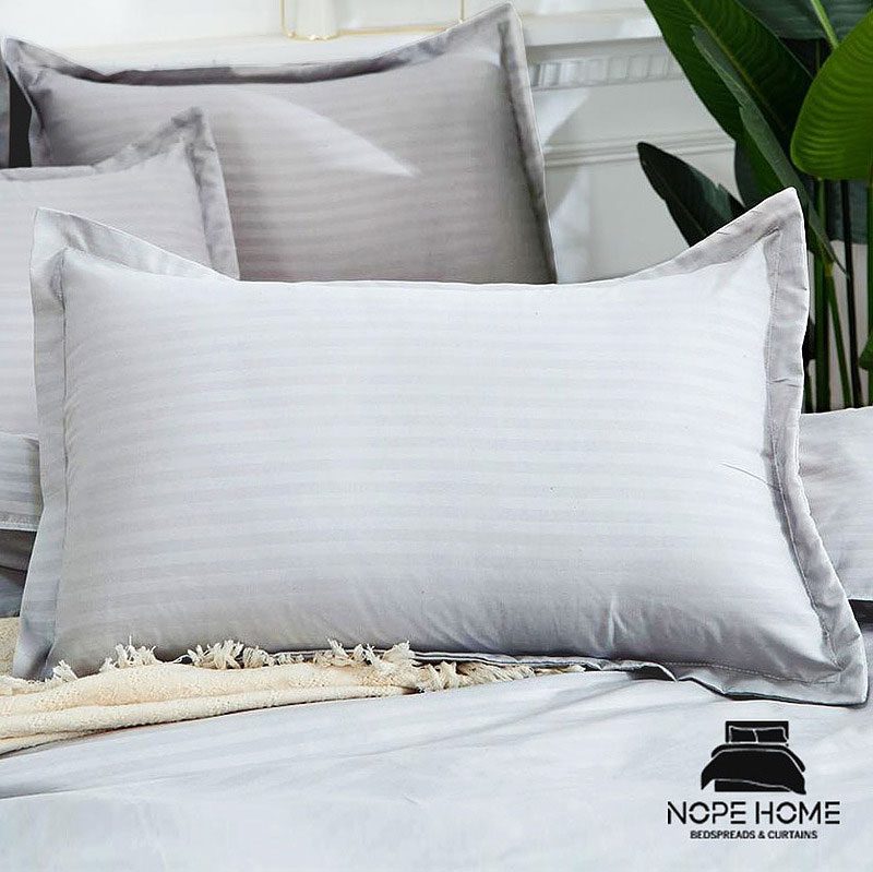 Q23 روبالشی بیسیک هتلی راه راه بسته دو عددی - Image 4