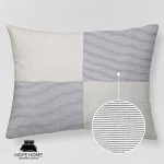 روبالشی نخ پنبه میکس ساده و راه راه - Image 2