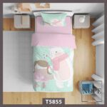 روتختی طرح کودکانه دختر و خرس