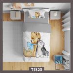 روتختی کودک طرح خرس و گربه