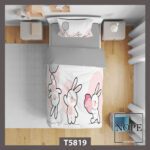 روتختی کودک طرح خرگوش های بازیگوش