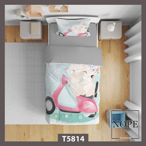 روتختی کودکانه خرگوش های موتور سوار