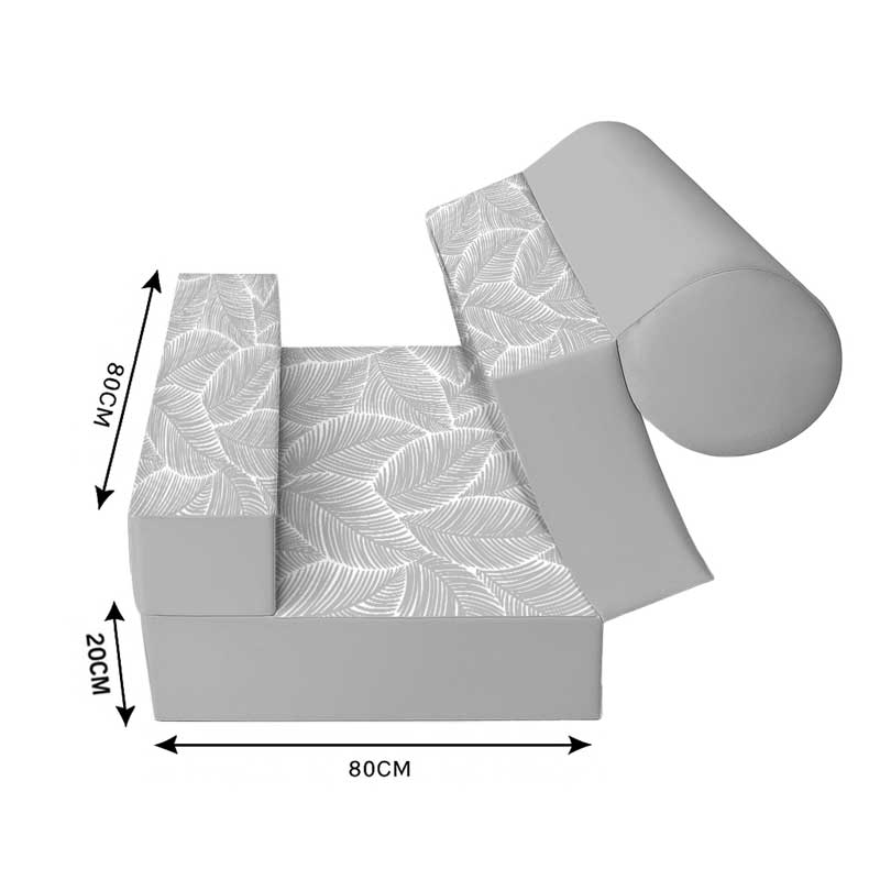 544 کاناپه تخت شو یک نفره برگ مینیمال مدل M1112 - Image 3