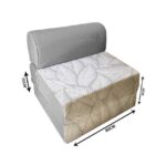 کاناپه تخت شو یک نفره برگ ساده مدل M1115 - Image 3