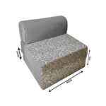 کاناپه تخت شو یک نفره برگ مینیمال مدل M1122 - Image 2