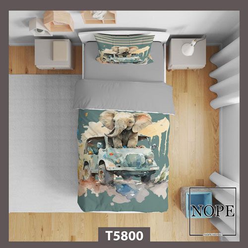 روتختی کودک طرح کارتونی ماشین سوار